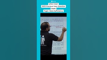 UPSC CSAT Quant Previous Year Question 2025 Solved | CSAT Maths PYQ Analysis Prelims Paper 2 Answer