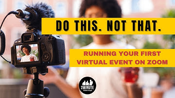 How To Host A Virtual Event On Zoom | Planning Your First Zoom Event |