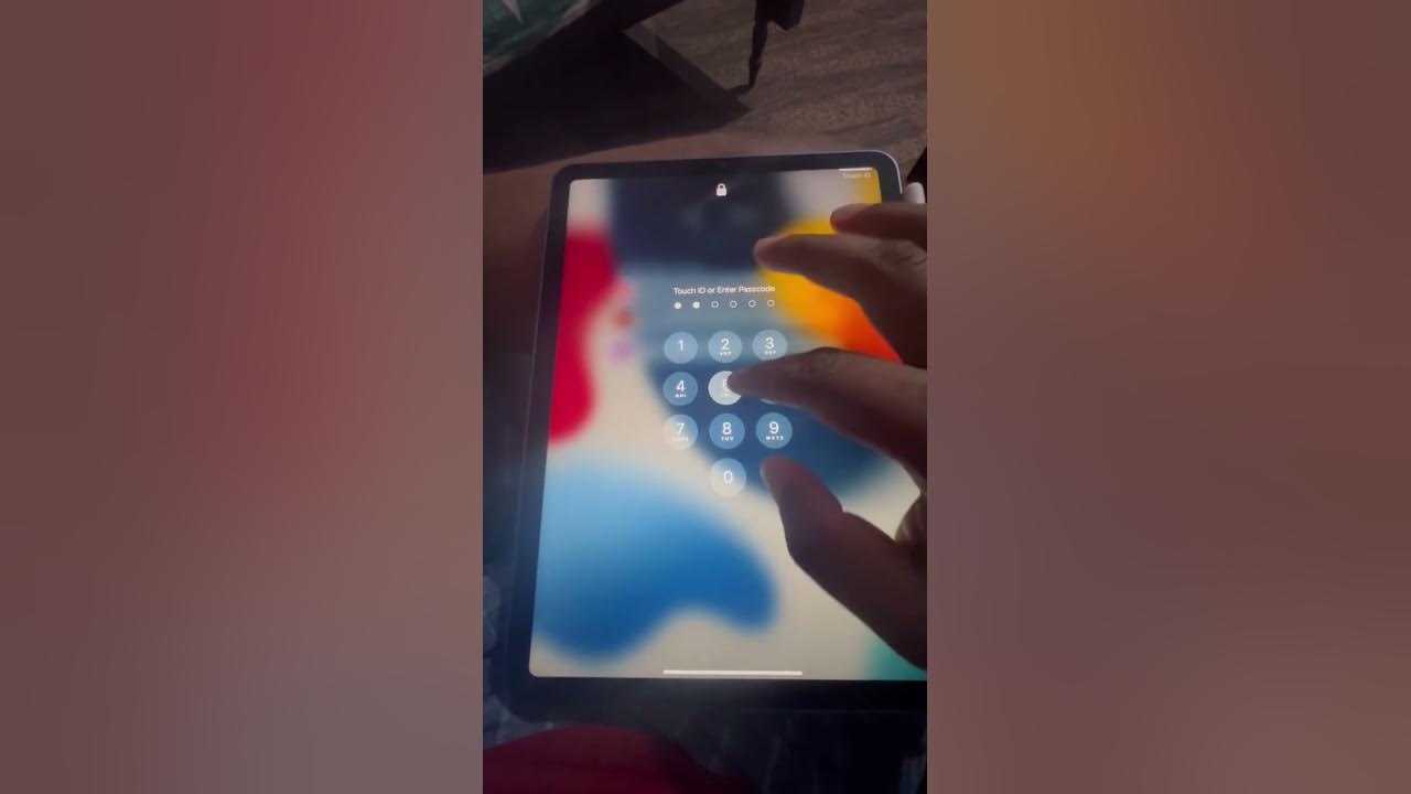 How to open iPad without password