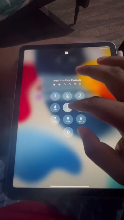 How to open iPad without password
