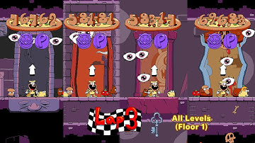 Pizza Tower Lap 3 Deluxe - All Levels as The Noise (Floor 1) Lap 3 P Rank (w/key)