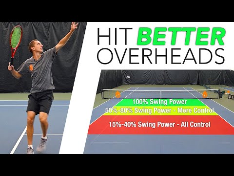 How to Hit BETTER Overheads (tennis lesson)