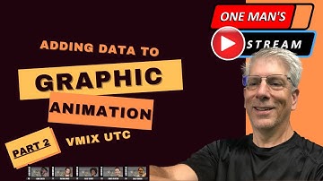 Starting Five Graphic PT2of3: Adding Graphic Data With vMix UTC List Widget | One Man