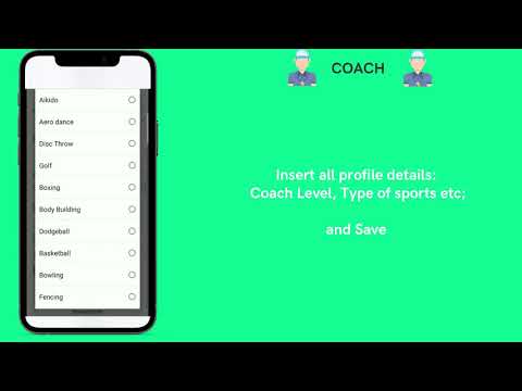 Go Coach App: V2 User Guide (Coach) : SIGN UP & LOGIN / MY PROFILE / BOOK TRAINING