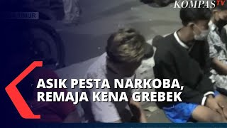 Asik Pesta Narkoba, Remaja Digerebek Polisi