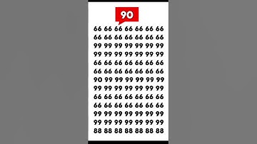 try to find this number 👉 90 within 5 second 🧐🧐🧐#shorts #youtubeshorts