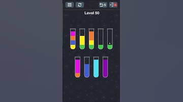 Water Sort Puzzle Level 50 #sort #game #short