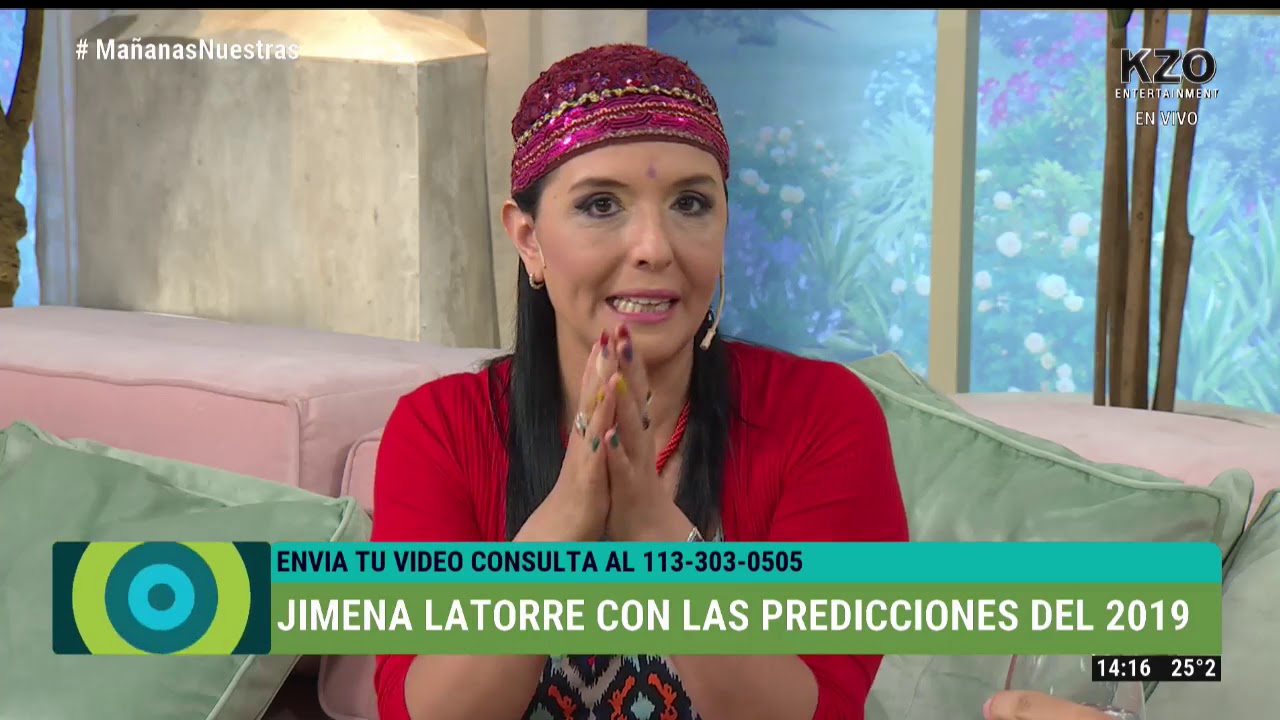 Jimena Latorre con las predicciones del 2019