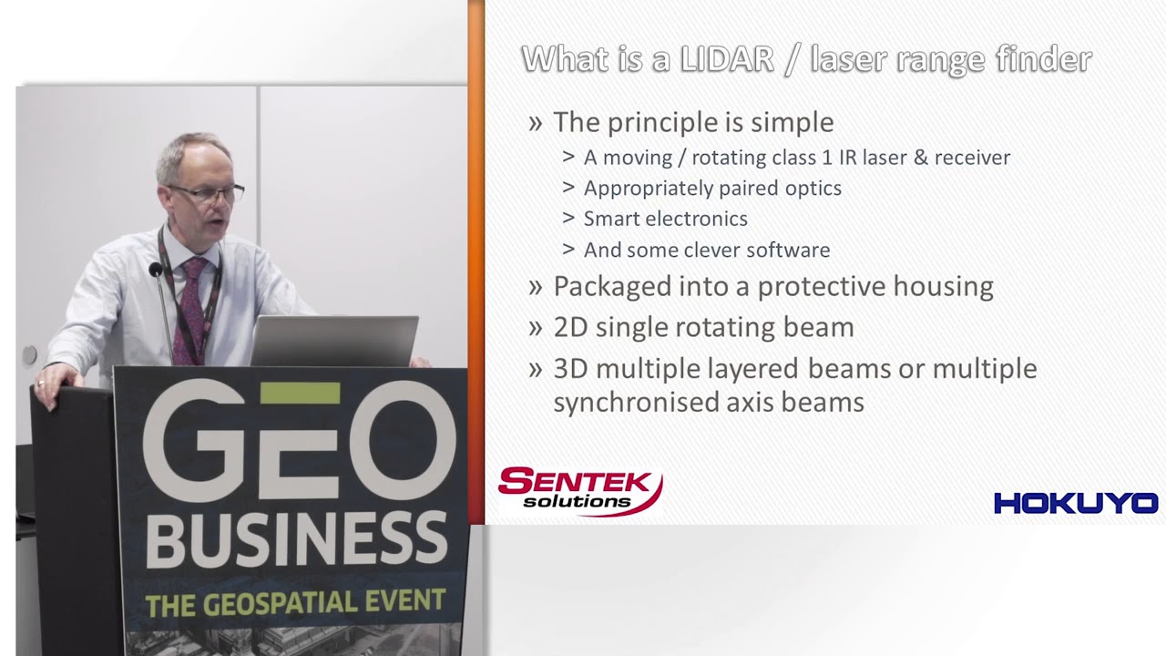 How do Hokuyo LIDAR scanners work? @ GeoBusiness 2017