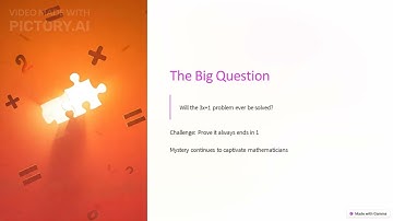 The Mysterious 3x+1 Problem: Understanding the Collatz Conjecture