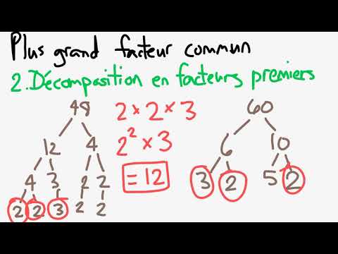 Vidéo: Quel est le plus grand facteur commun de 22 et 33 ?