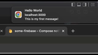 Push Notifications to Your Web Application in Browser Using Google Firebase (Cloud Messaging) screenshot 3