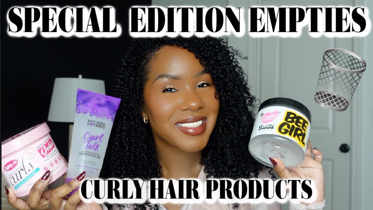 SPECIAL EDITION PRODUCT EMPTIES ALL CURLY HAIR PRODUCTSTHE GOOD, THE