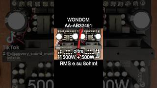 @WONDOMAudio #classdamplifier AA-AB32491 8ohm RMS power test