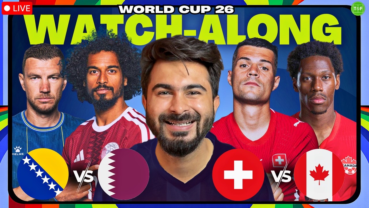 Switzerland v Canada | Bosnia v Qatar | FIFA World Cup LIVE Watchalong | TFHD