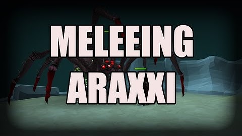 Meleeing Araxxi P4 (RuneScape)