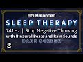 Total Body Cleanse | 741Hz Sleep Therapy | Binaural Beats | Rain Sounds