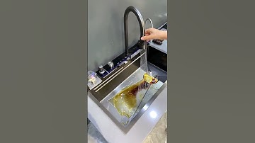 04 phím tương ứng 04 chức năng riêng biệt của chậu rửa bát thông minh