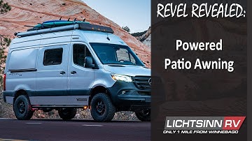 LichtsinnRV.com - Winnebago Revel How to Operate the Powered Patio Awning - Class B Camper Van