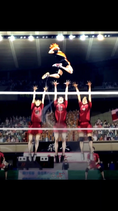 Hinata shoyo Highest jump 🔥| Haikyuu season 5 | #anime #haikyuu #shorts