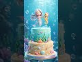 Corali mermaid cake ideas 🧜♀️✨🎂