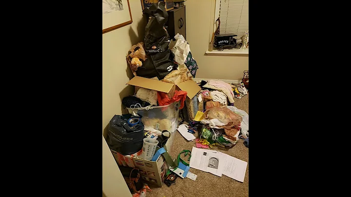 cleaning the craft room
