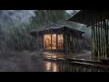 Overcome stress sleeping instantly with heavy rain and thunder especially on the tin roof at night