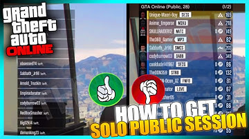 GTA Online - How To 100% Get A Solo Public Session For Import/Export DLC
