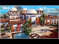 Sims 4 Courtyard Oasis Mansion [No CC] - Sims 4 Speed Build | Kate Emerald