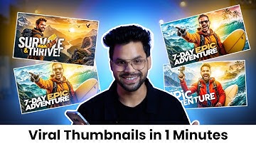 Make VIRAL YouTube Thumbnails in Minutes with FREE AI Tools