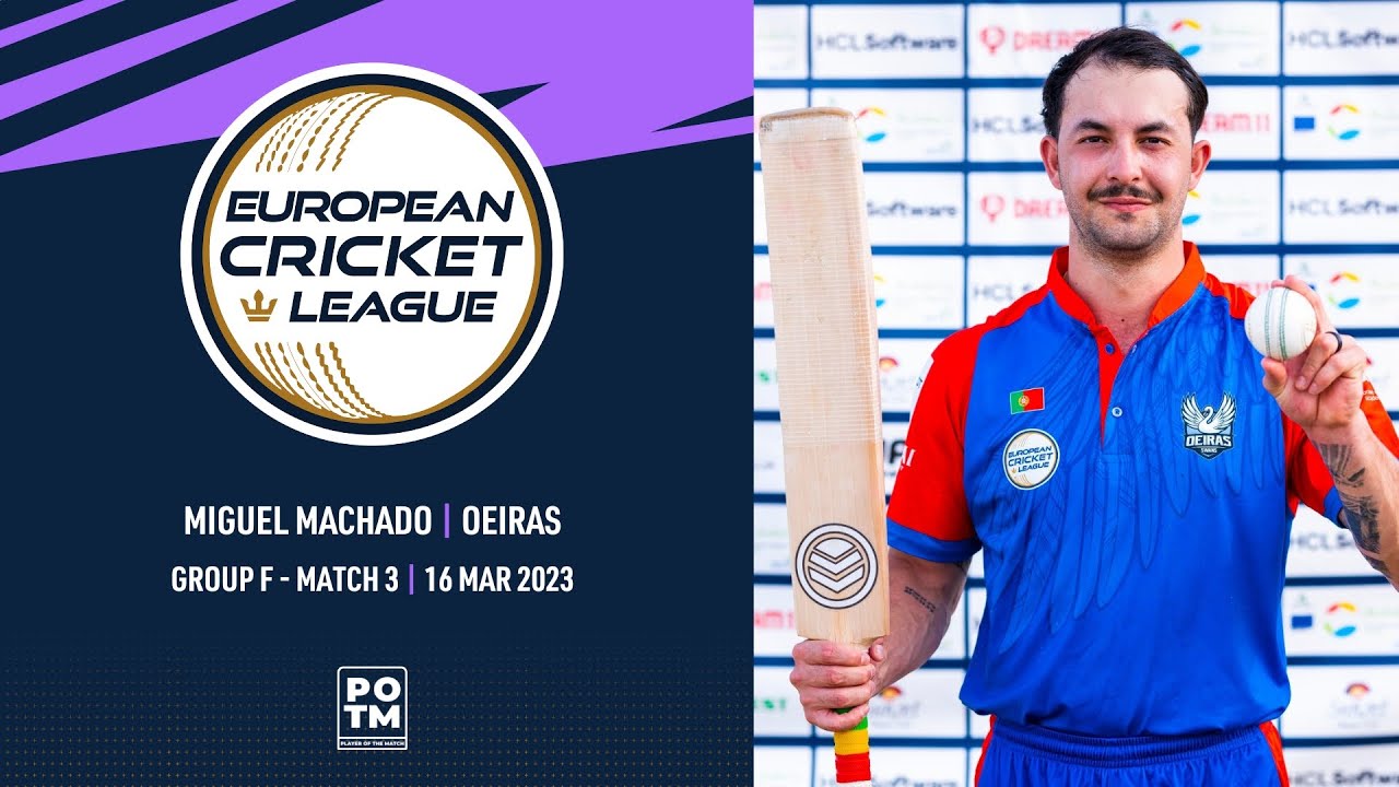 POTM M.Machado - OEI vs CIY European Cricket League 2023 Group F, Day 1 ECL23 ECL23.073