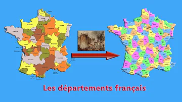Quels sont les 101 départements français ?