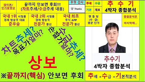 상보(027580)종목진단및향후주가전망 추수기(추수)전문가