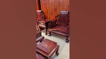 Bộ bàn ghế Sơn thủy gỗ Cẩm lai Lào#dogosangtrang#banghego #shorts