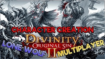 Aavak Streams Divinity Original Sin 2 Multiplayer – Part 1 (Character Creation)