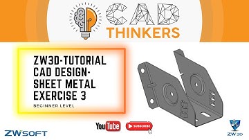 ZW3D Tutorial - Sheet Metal - Beginner level - Exercise 3