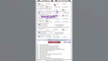 10 Class Physics Guess Paper #guesspaper2025 #10th #10thclass #notes #guess #guesspaper #physics #pc