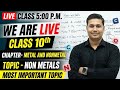 chemistry live class 10th topic - non metal( अधातु )