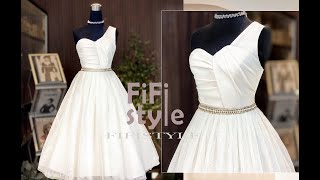 FiFi Style : Sewing and pattern - Ideas To Make a Simple Wedding Dress #16