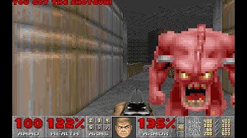 The Ultimate Doom E1M7: Computer Station (100%) [DOSBox]