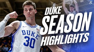Famous Kyle Filipowski FULL Duke Season Highlights | Consensus All-American | 16.4 PPG 8.3 RPG 50.5 FG% Net Worth