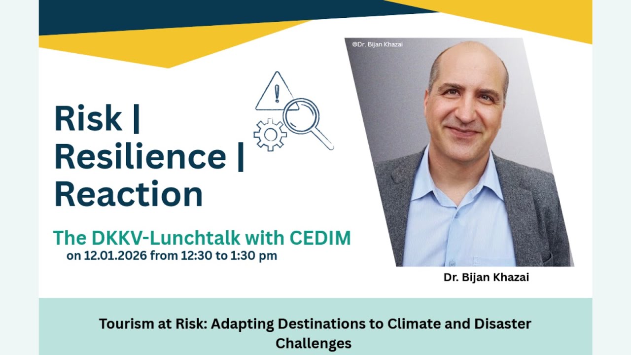 CEDIM im Fokus: Tourism at Risk: Adapting Destinations to Climate and Disaster Challenges