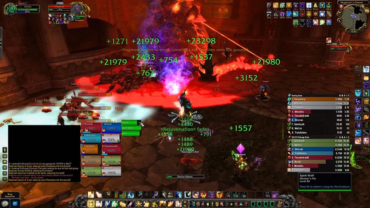 Heroic Magmaw 10m Blackwing Descent   Holy Priest POV  Cataclysm Classic Beta