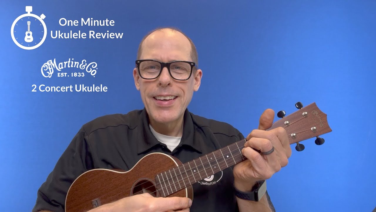 One Minute Ukulele Review Martin 2 Concert Ukulele YouTube