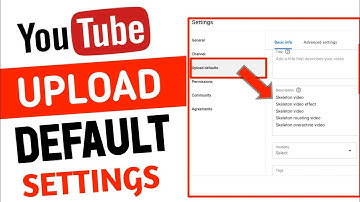 Upload Youtube Default Settings | Youtube Automatic Description ,Tages ,Title