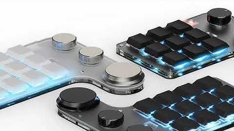 Programming Macro Custom Knob Keyboard RGB 3 Key Copy Paste Mini Button Photoshop Gaming Keypad Mech