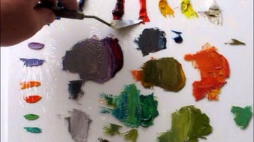 How to Mix Color: The Many Shades of Gray, Split Primary Palette