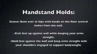 Bodeefit Handstand Holds