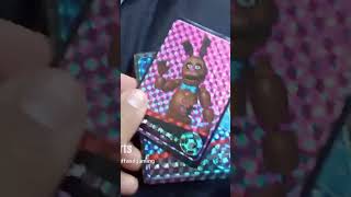 FNAF 5 holographic trading stickers review 9/10 good cards