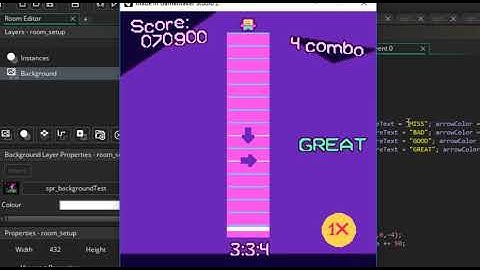 Gamemaker Rhythm Game Prototype
